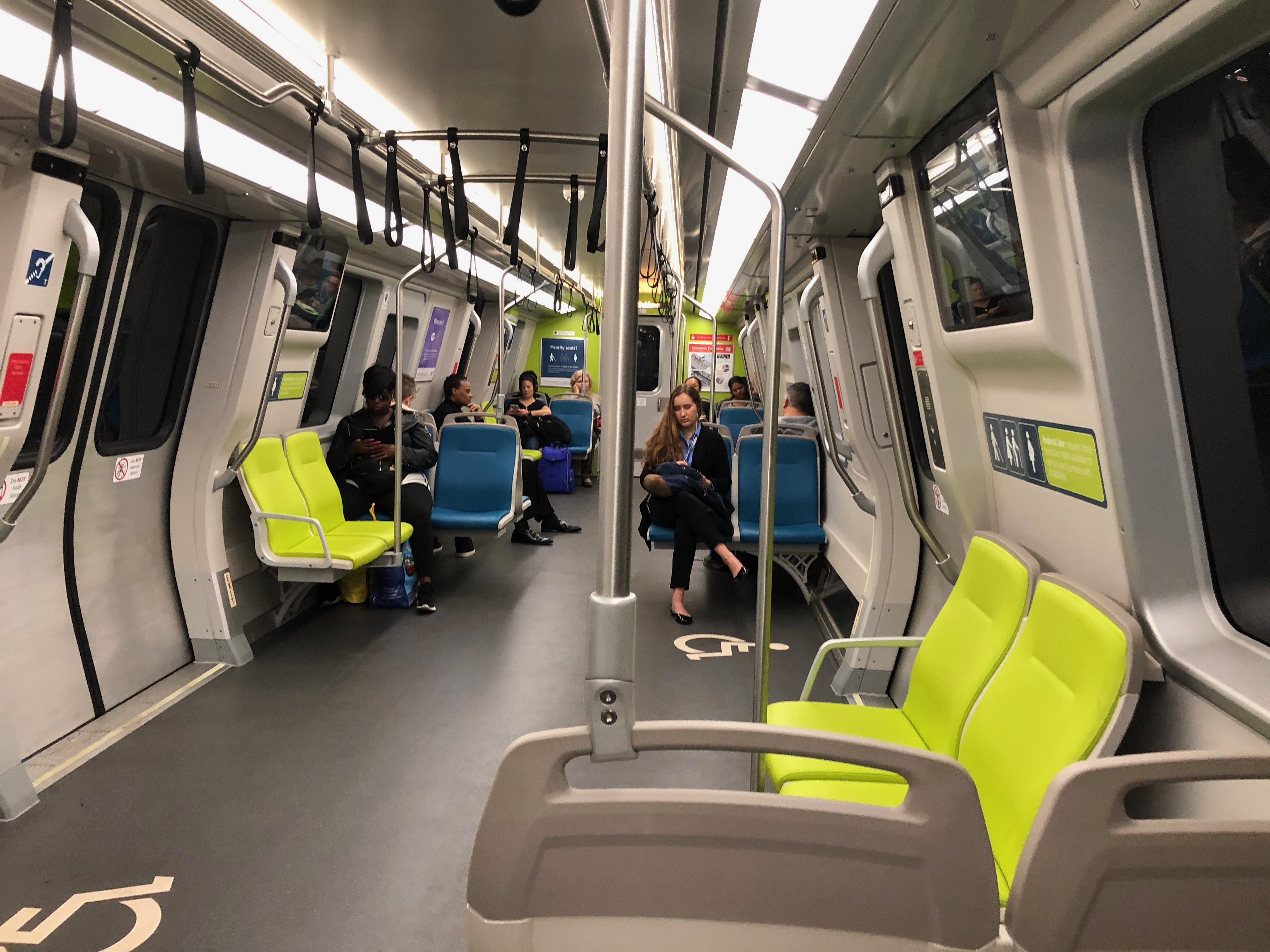 new BART trains